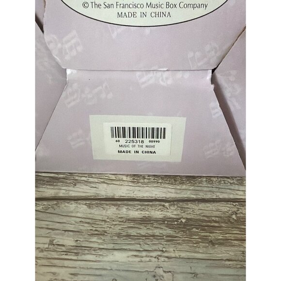 San Francisco Music Box Mini Carousel Snow Globe Sapphire Music of the Night - Picture 12 of 14